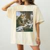 Funny Cat Tattoo T Shirt Meme Tee Artist Dark Humor Cat Lover Streetwear Vintage Women Men Cotton Casual Summer Oversized Loose