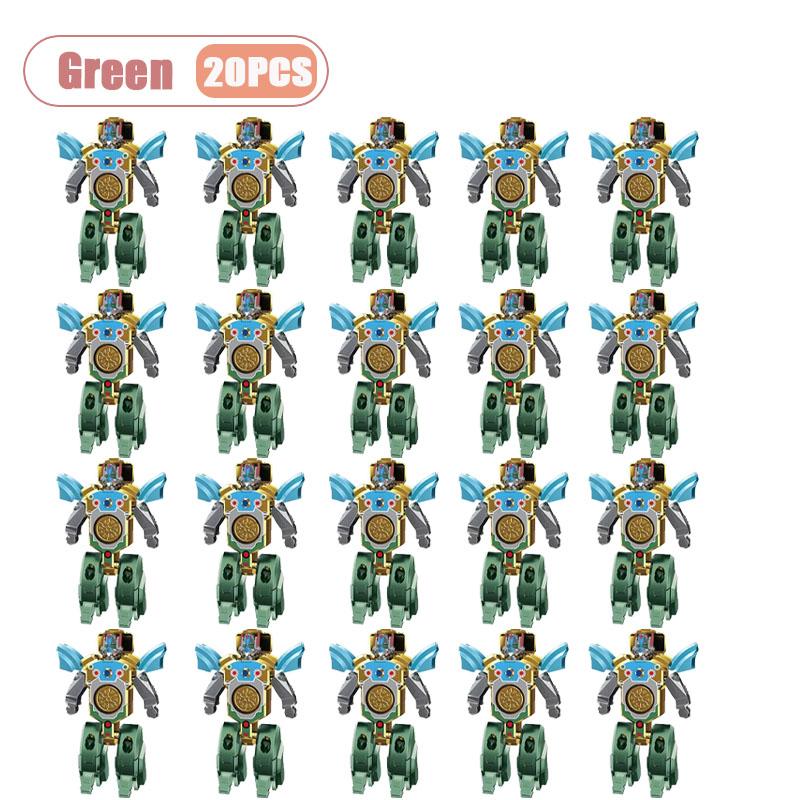 1-20PCS Novelty Fidget Spinner Transformable Robot Toy for Kids Stress Relief Sensory Relaxation Party Favor Gift