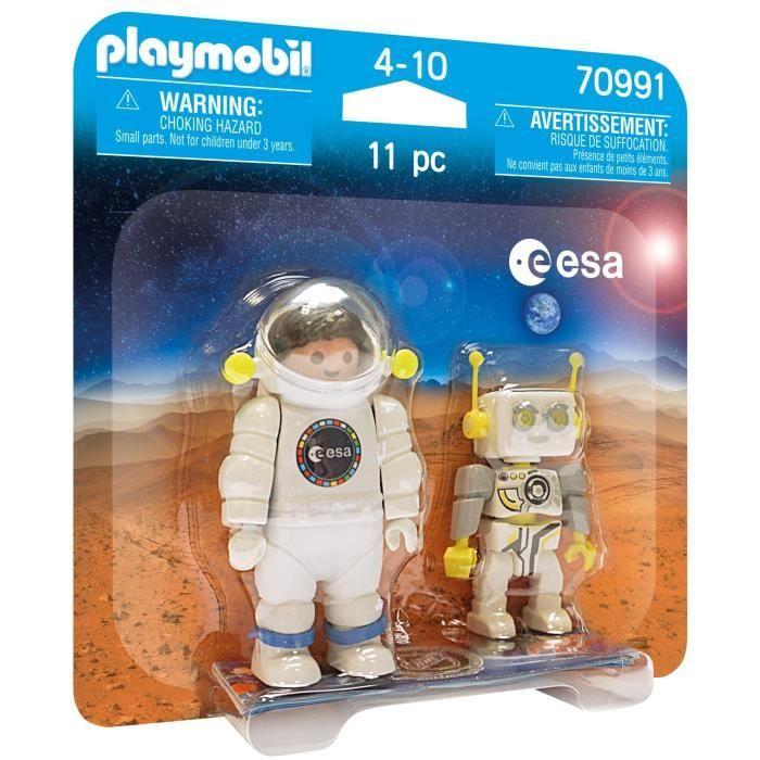 PLAYMOBIL - 70991 - Playmobil Duo - Astronaute ESA et ROBert