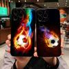for Motorola Moto G54 G05 G24 G55 G75 G85 G15 G57 G86 Power Edge 50 30 Ultra Fusion neo Pro Case Football No5 Soccer Number No 5