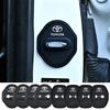 4Pcs Silicone Car Door Lock Cover Protector Sticker Cushion Dustproof Cover for Corolla Camry RAV4 Avalon Accessories