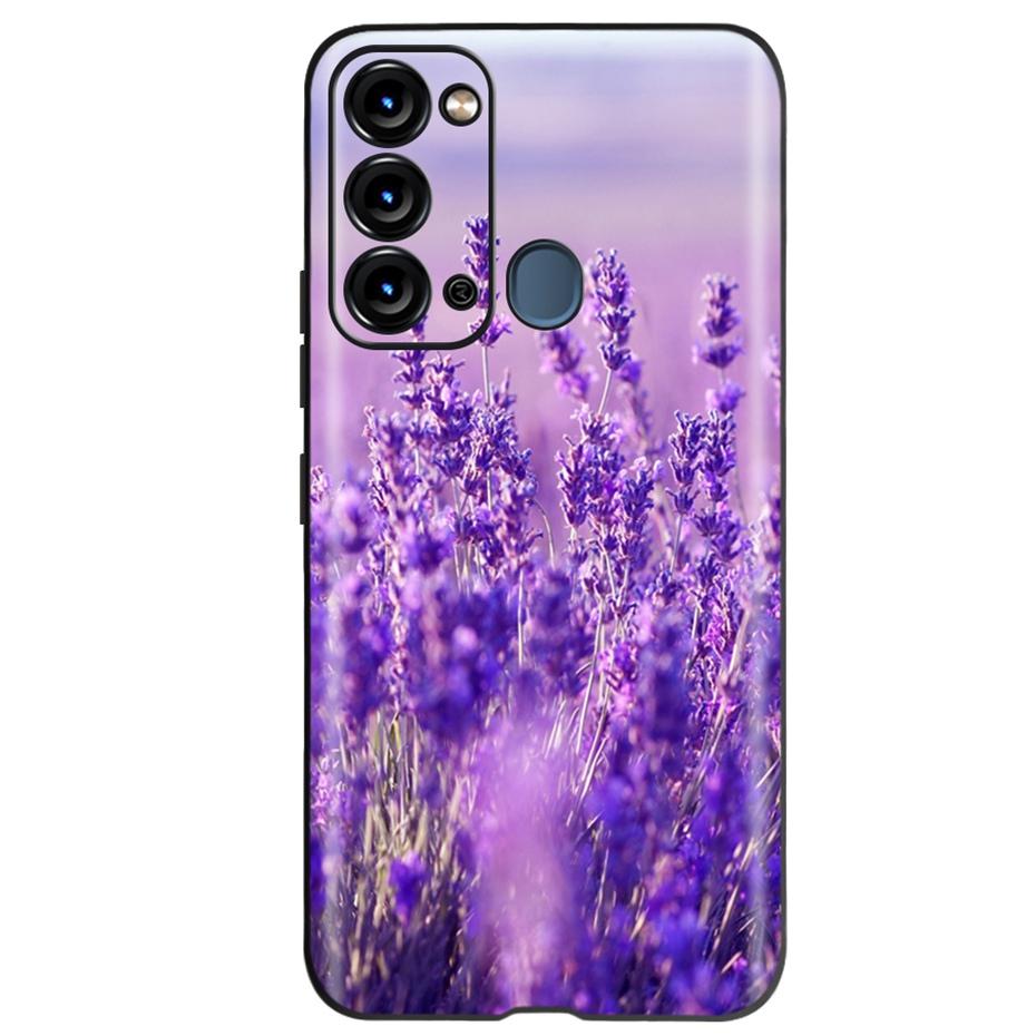 For ITEL Vision 3 Case Fashion Cat Sunflower Phone Cases For Itel S17 S 17 S661W Soft TPU Black Silicone Cover Vision3 Bumper