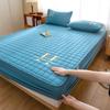 3PCS Embroidered Back-shaped Quilted Class A Raw Cotton Soybean Bed Sheet