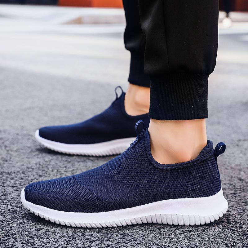 BMTH Mens Lightweight Slip On Mesh Sneakers Outdoor Athletic Running Shoes Casual Sport Shoes BMTH Mens Lightweight Slip On Mesh Sneakers Outdoor Athletic Running Shoes Casual Sport Shoes