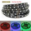 RGB LED Light Strip SMD 5050 5V LED Tape Flexible Black PCB TV Backlight Ribbon Lamp for Room Decoration Lighting 1m 2m 3m 5m