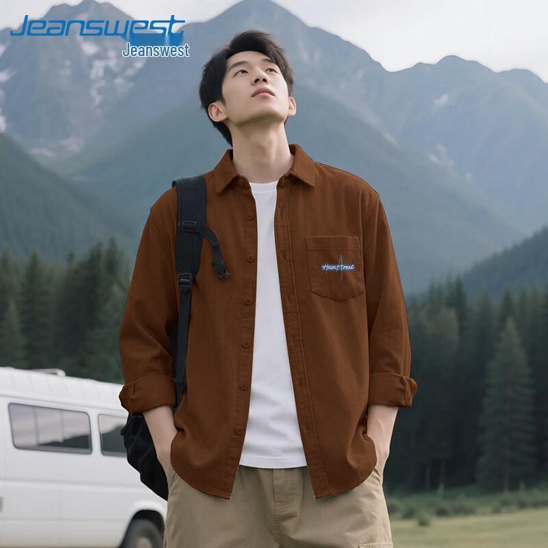 Jeanswest Men s Corduroy Jacket Shirt 4XL