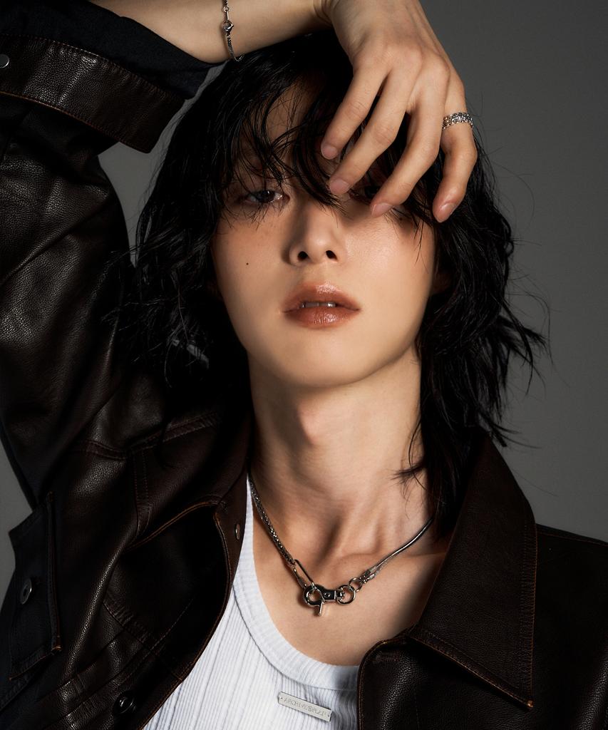 Lanarchive [1143] Python Buckle Chain Necklace