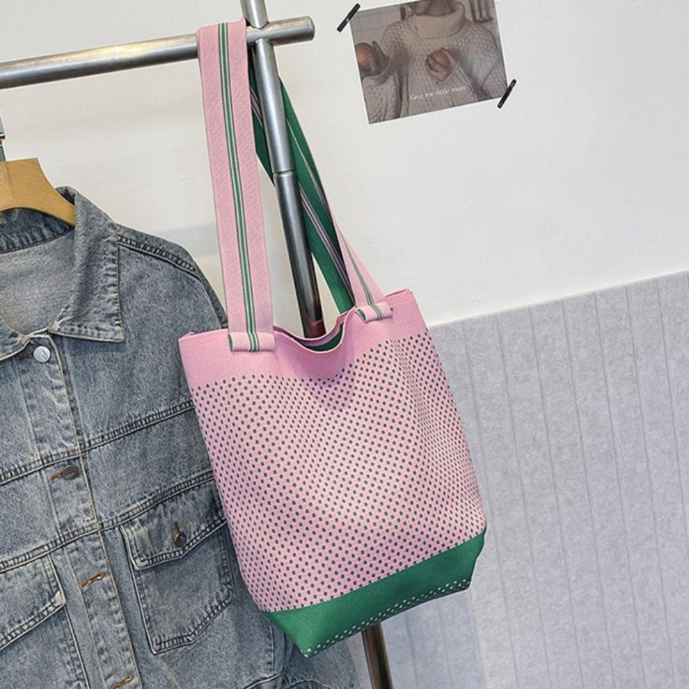 Large Capacity Geometric Shoulder Bag Mommy Bag Casual Shoulder Bag Outdoor