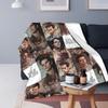 Coperta in Flanella Dylan O'Brien Teen Wolf Stiles Attore Coperta per Ufficio Casa Calda Trapunta