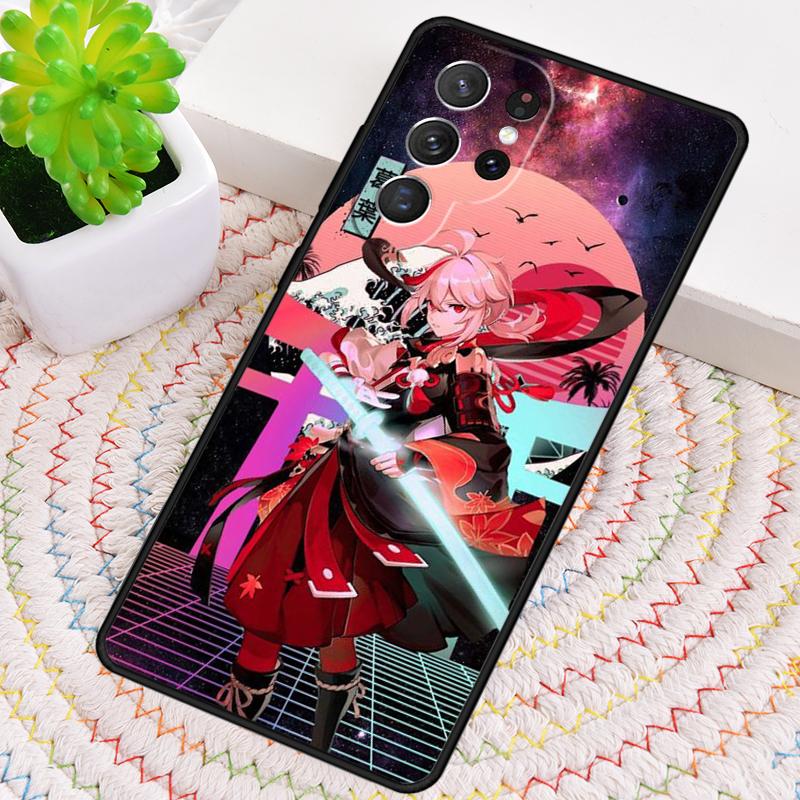 Kaedehara Kazuha Genshin Impact Silicone Phone Case For Samsung Galaxy note 10 pro S26 S25 S24 S23 S22 S21 Plus S25Ultra Cover