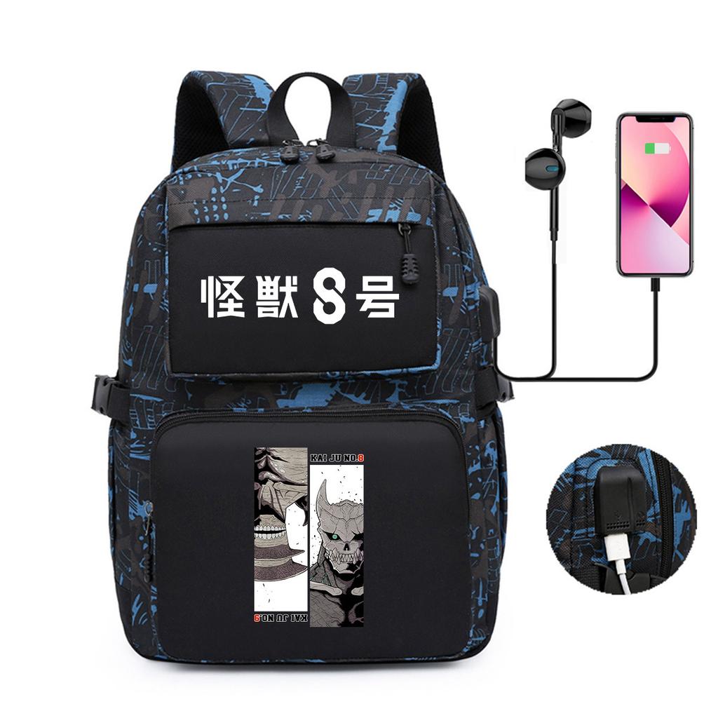 Comic Peripheral Backpack Youth School Bag