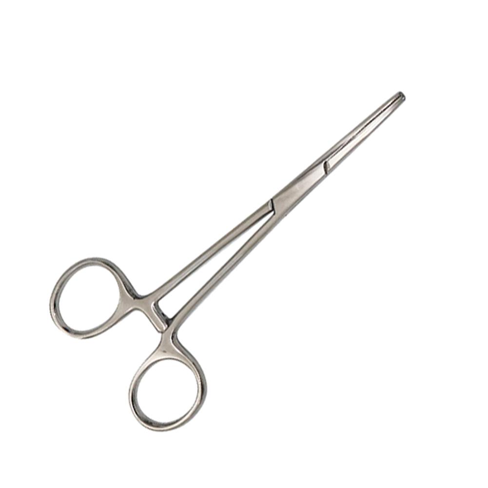 Stainless Steel Locking Forceps Artery Surgical Clamp Curved Straight Tip Fish Hook Pliers Hemostatic Forceps Hand Tools