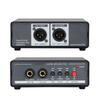 Active DI Box Dual Channel Balanced Sound Interface Signal Converter Ground Isolator Professional DI Direct Box for