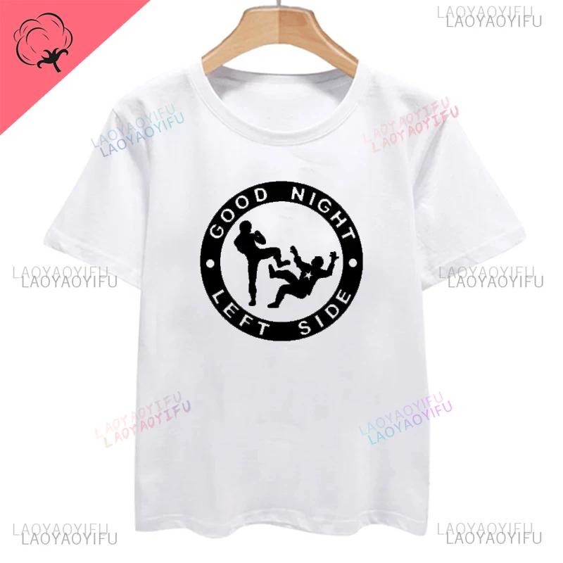 2025 New Arrival LE Good Night Left Side TShirt Men and Women Tee for Young Age and Middle Age Male and Lady Summer Popular Tops