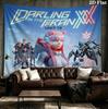 Franxx Wall Tapestry Aesthetic Wall Hanging Printed Fabric Blanket Decorative Tapestries For Bedroom Living Room Home Decor