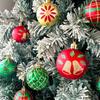 Electroplated Reindeer Plastic Hand-Painted Christmas Ball Set - Tree Ornaments