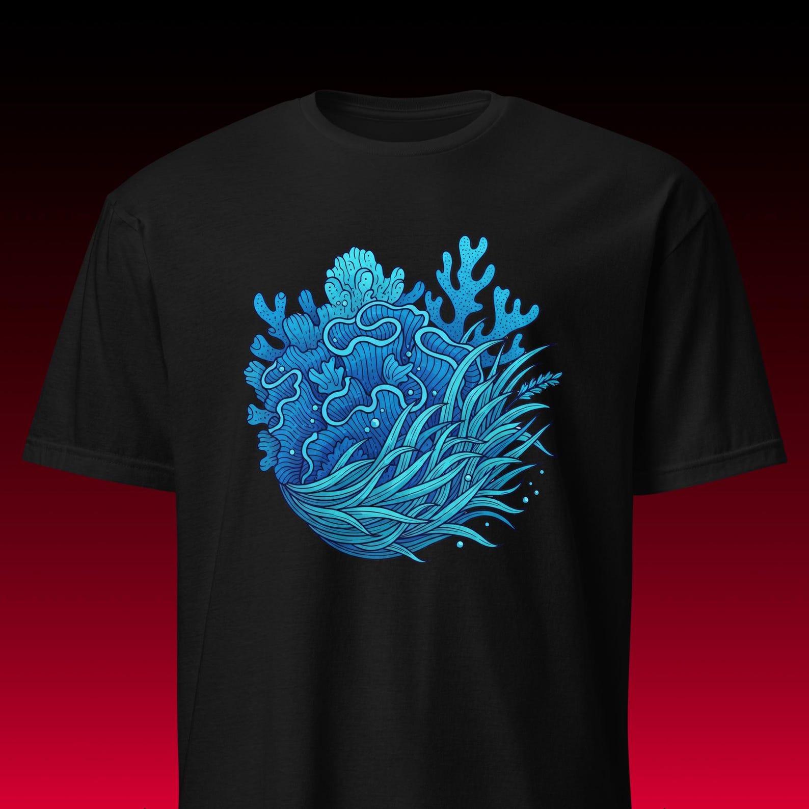 Coral Reef Tee | Marine Biology Shirt | Ocean Core Aesthetic Top 3XL