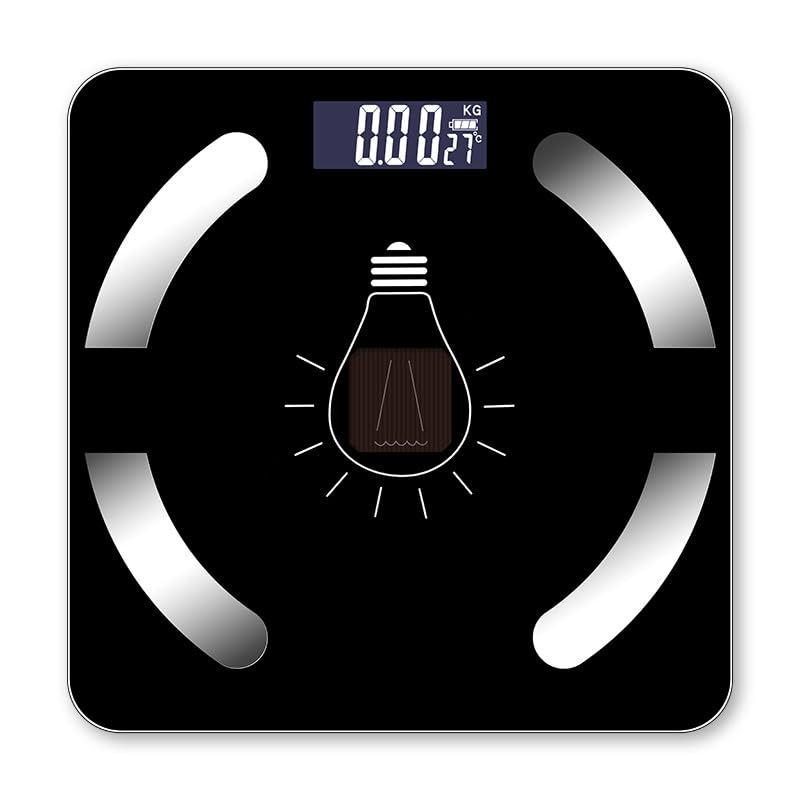 

Benicci Weight Smartphone Solar Charging Weight Body Fat High Body Composition Meter in 2023 BIA High Solar Health Pet Bluetooth Compatible with