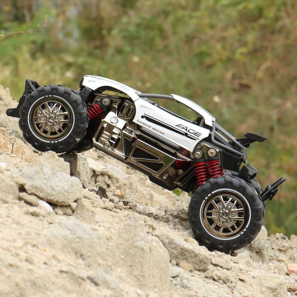 Rc Remote Control Car Alloy High-Speed Car Big Foot Four-Wheel Drive Off-Road Vehicle Mountain Climbing Car Children'S Toy Car