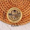 Brass Double-Sided Spinning Good Fortune Fingertip Decompression Toy