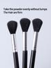 1pcs/3pcs Black Wooden Handle Fiber Blush Brush Beginner Makeup Brush Contour Brush Highlight Brush Multifunctional Makeup Tool