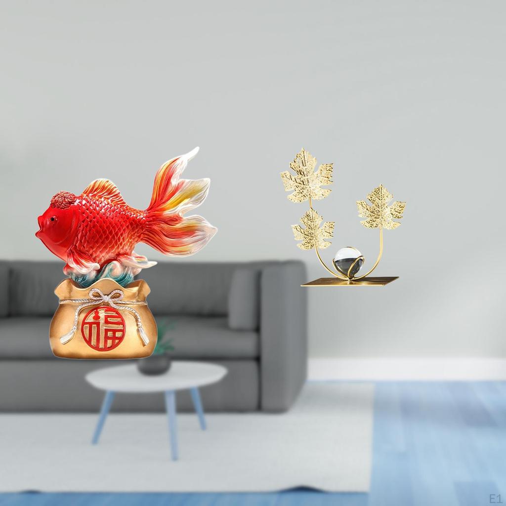 Chinese Feng Shui Fish Statue And Sculpture Desktop Decoration for Year Holiday Birthday