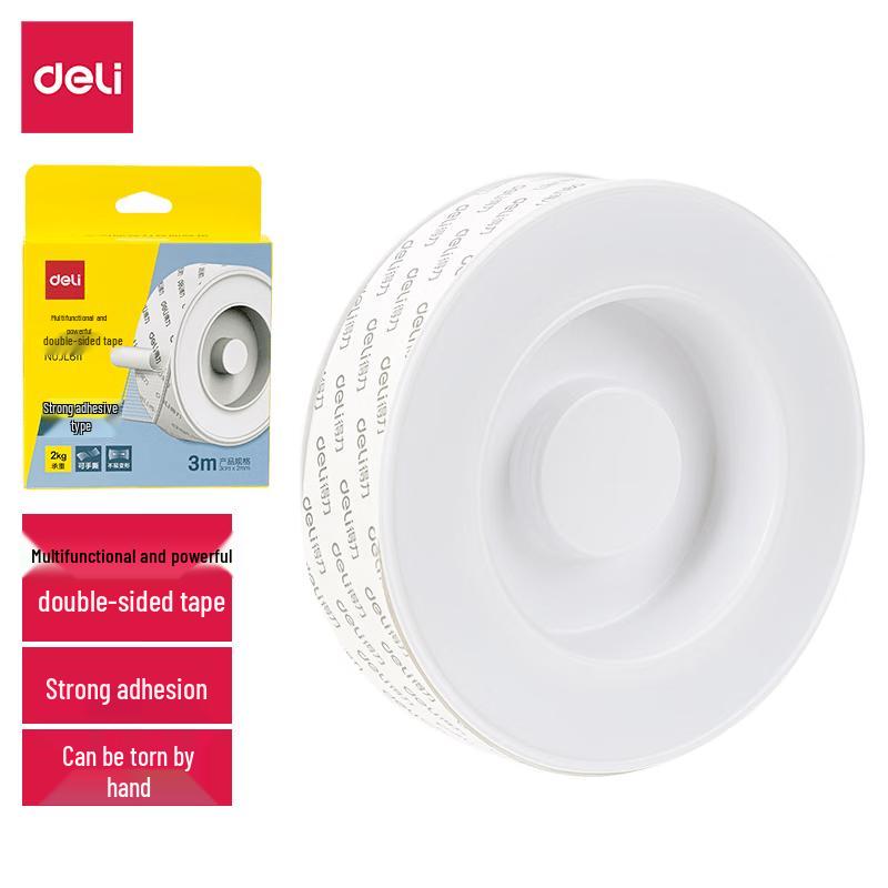 Deli Mesh Transparent Double-Sided Tape