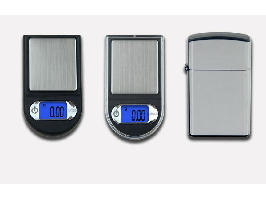 Mini High-Precision 0.01g Jewelry Electronic Scale - Portable Lighter Design