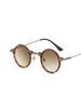 Retro Punk Round Sunglasses Men Small Frame Sun Glasses Women Brand Designer New Fashion Vintage Metal Eyeglasses Shadow UV400