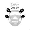 Clear Taekwondo Mask Face Guard Protector Portable Removable Full Shield Training for Men