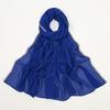 Luxury Rhinestone Chiffon Solid Long Scarf Islamic Women's Head Wrap Neck Scarf Hijab Lightweight Turban Headband 180*70CM