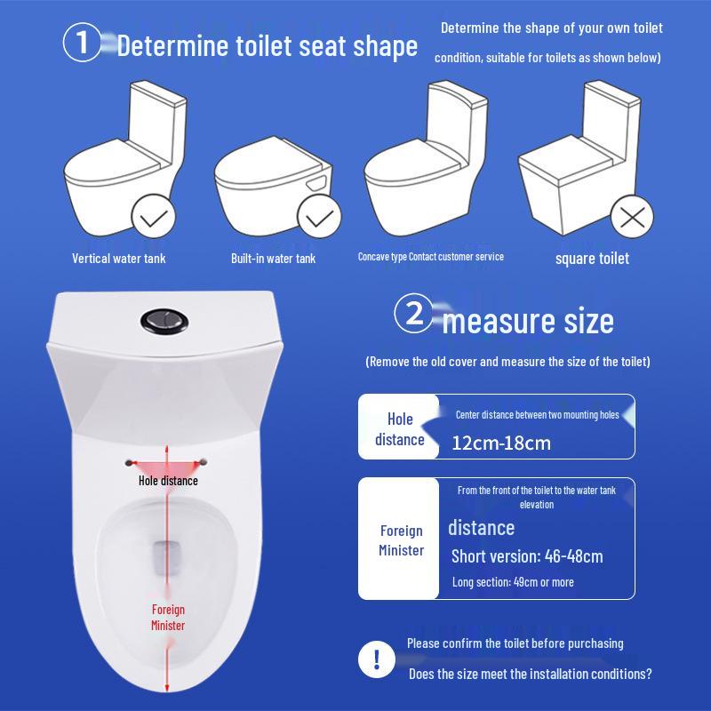 110V Smart Toilet Seat with Drying & Cleaning for Home Use