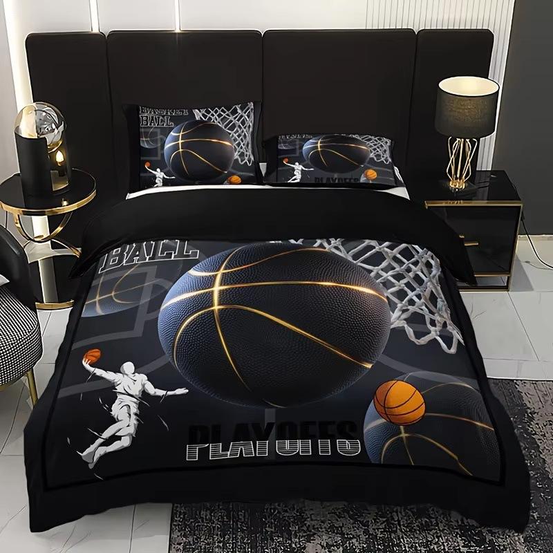 Basketball Down Comforter Set Bedding Set 3-piece Duvet Cover Set