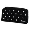 Multicolor Fabric Letter Star Shape Pen Case With Large Capacity For Students And Office Use