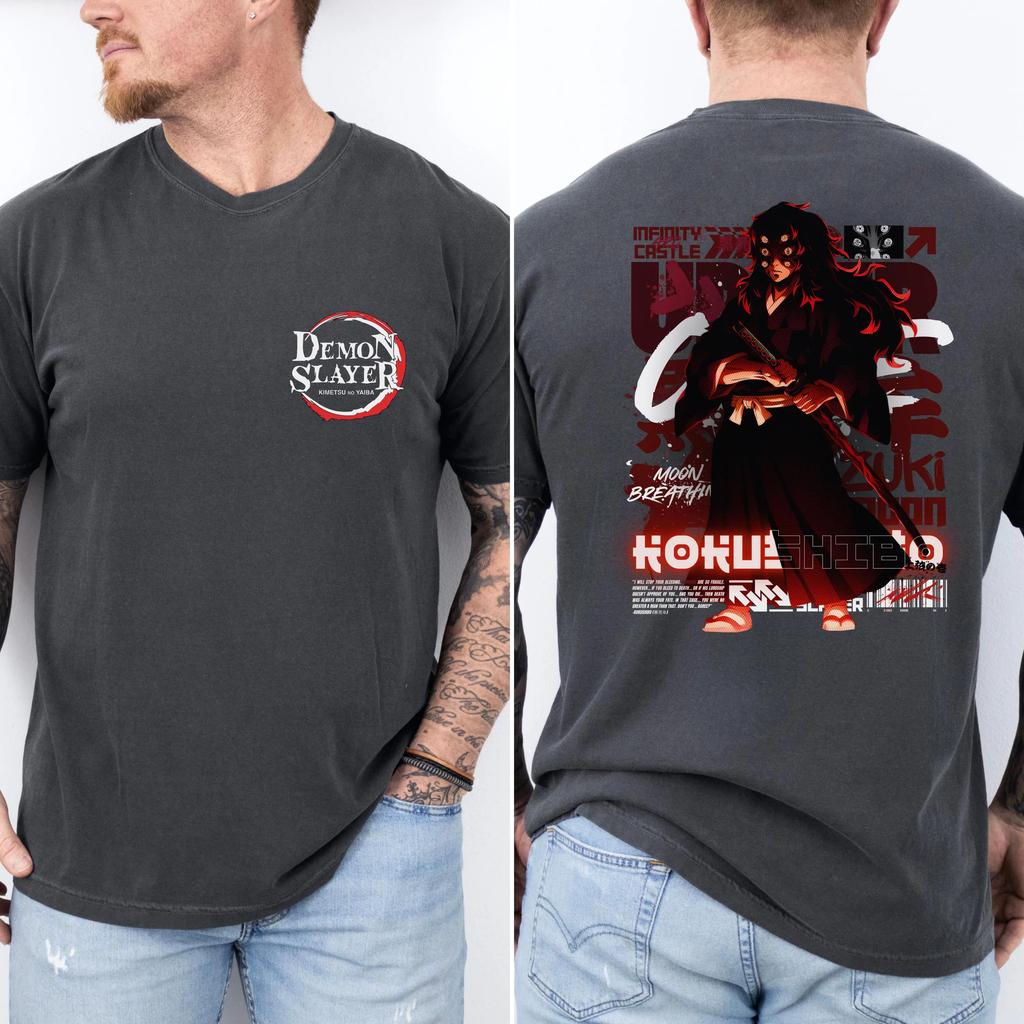 Spring Demon Slayer Anime T-shirt Anime Pattern T-shirt Japanese Anime T-shirt Cosplay Top Gift for Anime Fans