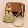 2-10Pcs 54cm Long Rope Double Fringe Trim Tassels Handmade Silk Bookmark Tassel For Curtain Decoration DIY Craft Sewing Supplies