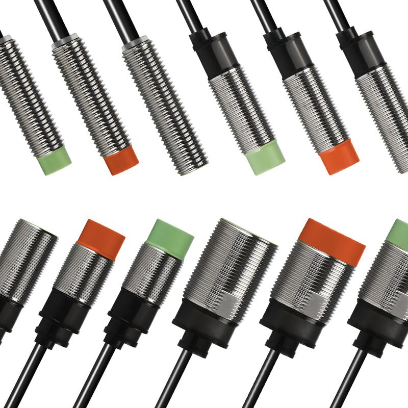 GTRIC PR12 Inductive Proximity Sensor PR12-4DN PR12-4DP M12 Short Type Proximity Switch 4MM Non-Flush 10-30V DC NPN PNP 2M Cable