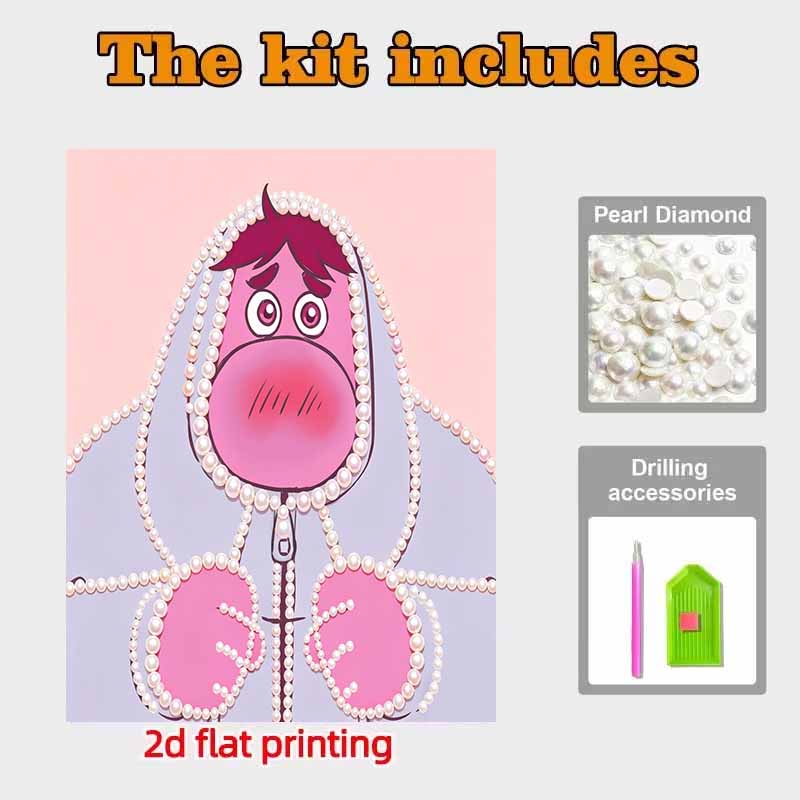 Disney Pearl Painting Inside Out Mumu Art Kit Adult Beginner Home Wall Decor Special Shape