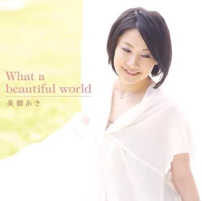 CD AKI MISATO - What a Beautiful World LACM4714 Lantis 2010 Japan Japanese Pop/Rock Used
