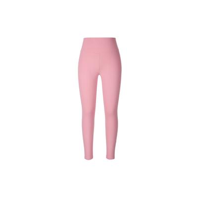 Nike Dri-Fit One Respirável Secagem Rápida Cintura Alta Ajuste Slim Calças Esportivas Nove Pontos Calças Femininas Elemento-Rosa Preto FN3233-699
