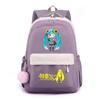 Anime Peripheral Hatsune Future School Bag Backpack Cartoon Backpack Candy Color Large Capacity Student School Bag Stationery