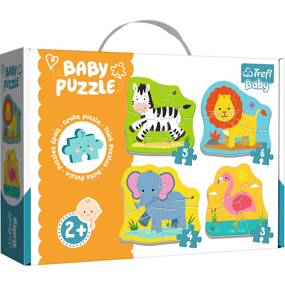 Puzzle Baby Classic Zwierzątka Na Safari 2+ Trefl