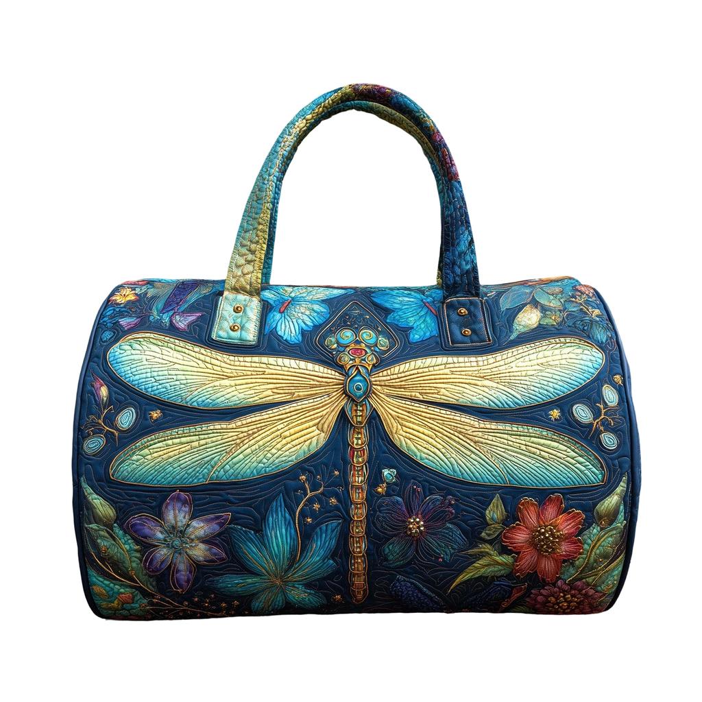 Borsa da Viaggio Trapuntata Imbottita Serie Floreale 3D Borsa Yoga da Donna alla Moda Stampata Borsa a Mano