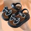Girls' Sandals Bowknot Versatile Outdoor Soft-soled Beach Sandals
