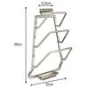 Kitchen Stand Pot Lid Holder While Cooking Heat Resistant Space-saving Design PP Drip Tray 2-in-1 Functionality