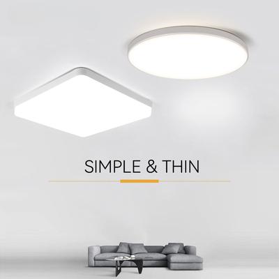 Ultra Thin Led Ceiling Lamps LED Square Round Panel Lamp 72W 50W Surface Mount Ceiling Light Fixtures for Living Room Bedroom