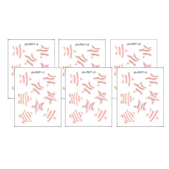 6 Pcs Boho Star Wall Stickers, Neutral Beige and Brown Waterproof Aesthetic Stickers, Removable Self-Adhesive Nursery Bedroom Living Room Home