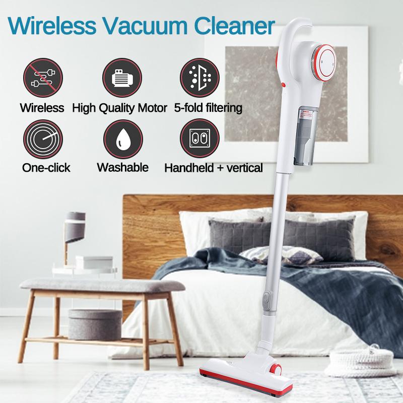 

150 Вт Ручной беспроводной пылесос 2-в-1 150 Вт 3000 мАч Сильное всасывание Пылесборник Беспроводной стик-пылесос для дома и автомобиля