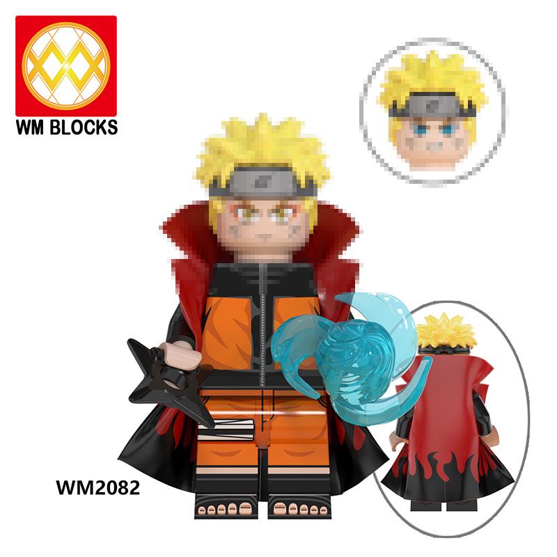 WM6105 Anime Ninja Series Boys' Educational Building Blocks Toy Set