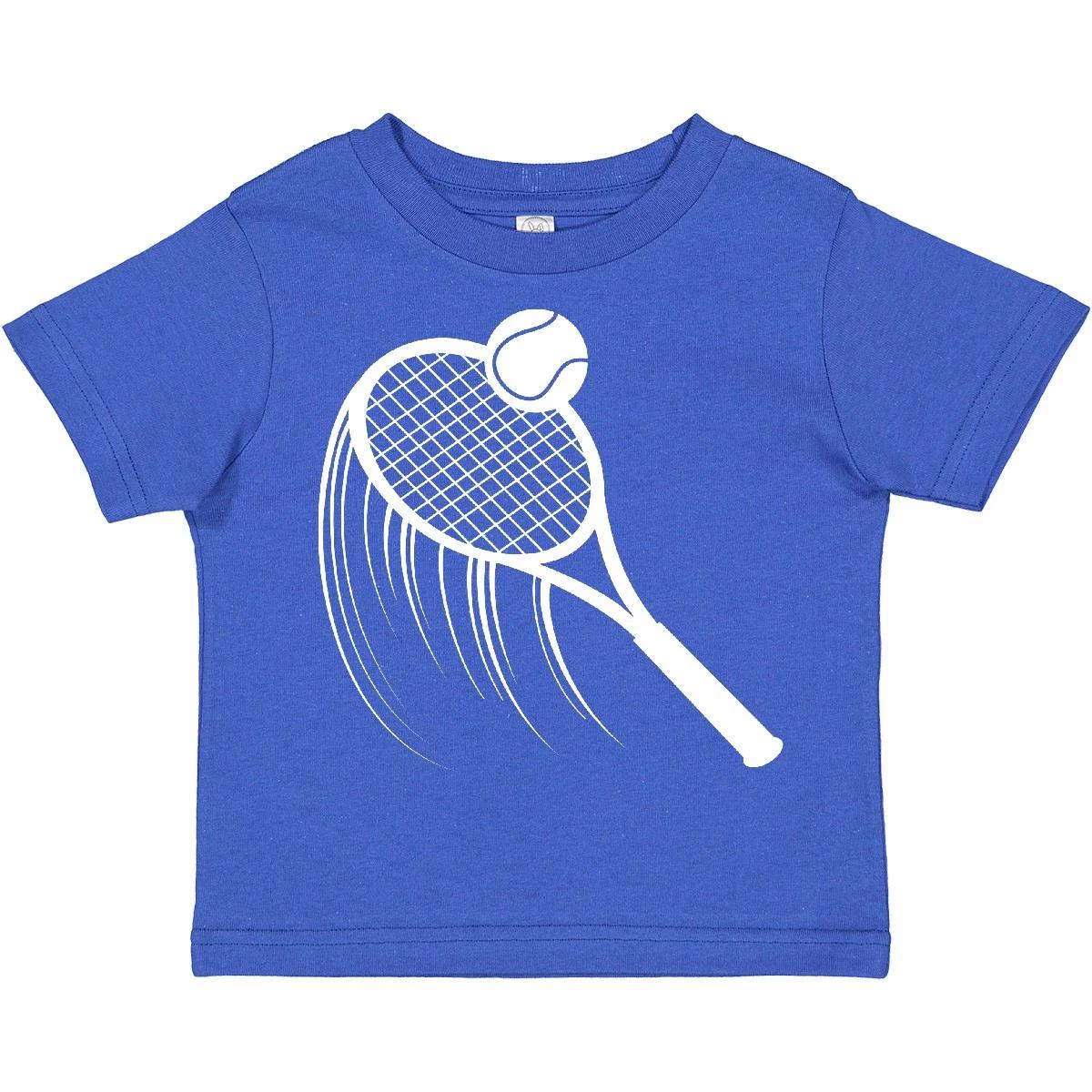 Inktastic Swinging Tennis Racket Toddler T-Shirt Sports Ball Match Play Player 150